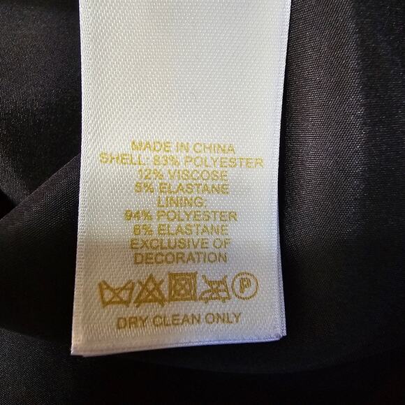 Kate Spade Stretch Crepe Bow Black Dress Read Measurements‎ - Picture 11 of 13